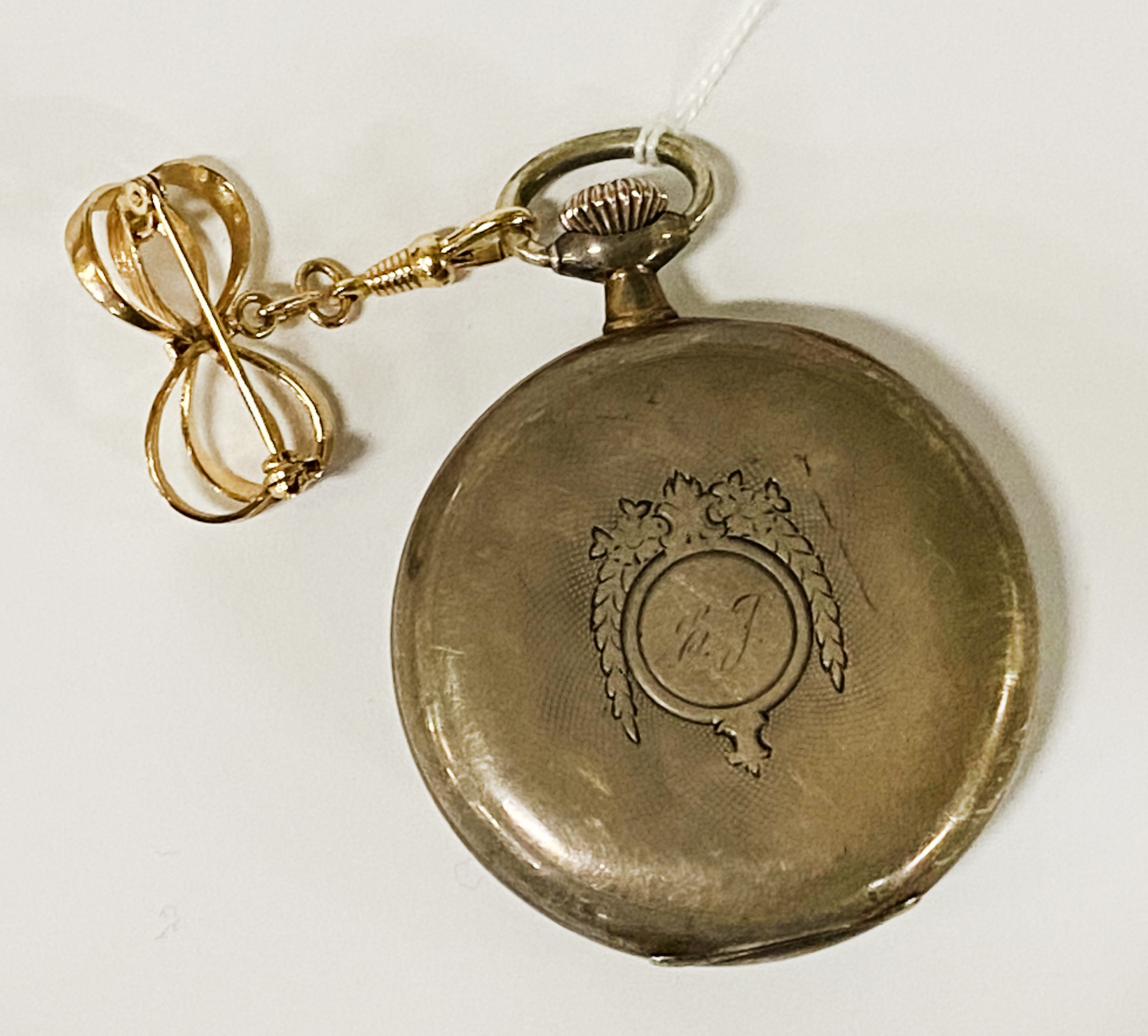 OMEGA 800 SILVER GRADE POCKET WATCH - Image 2 of 2