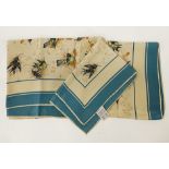 GUCCI SILK SCARF - BIRD DESIGN