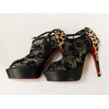 PAIR OF CHRISTIAN LOUBOUTIN HIGH HEEL SHOES SIZE 40