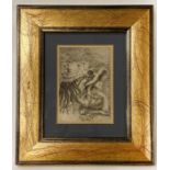 PIERRE AUGUSTE RENOIR (1841-1919) LE CHASEAU - EPINGLE ETCHING & DRYPOINT ON LAID PAPER CIRCA