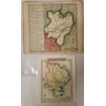 TWO ANTIQUE MAPS OF HUNTINGDONSHIRE