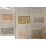 SELECTION OF SIX MILITARY ENVELOPES VARIOUS FIELD POST OFFICE POSTMARKS - GERMAN WW2 POSTAL HISTORY