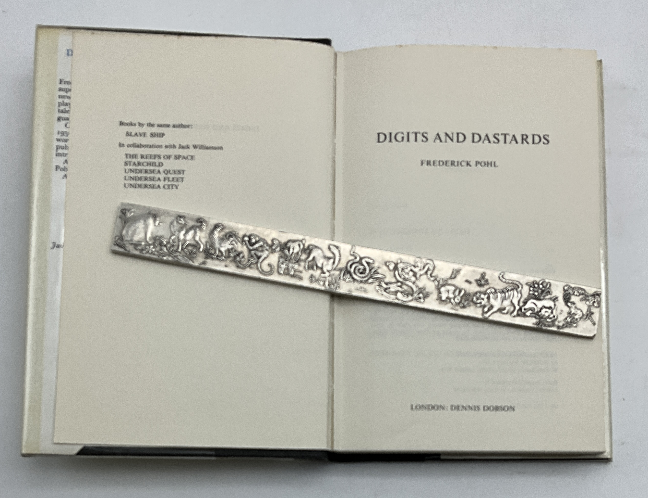 DIGITS & DASTARDS BY FREDERICK POHL PUBLISHED BY DENNIS DOBSON - Image 2 of 3