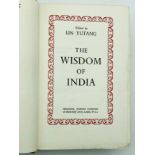 THE WISDOM OF INDIA - EDITED BY LIN YUTANG LIMITED EDITION ON HAND-MADE PAPER