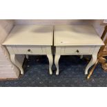 2 LAURA ASHLEY BEDSIDE TABLES