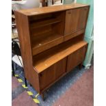 TEAK DISPLAY CABINET