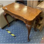 WALNUT CARD TABLE