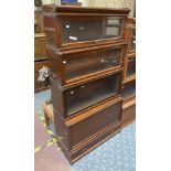 FIVE SECTION GLOBE WERNICKE BOOKCASE