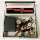 QTY OF MIXED WATCHES INCL. SEIKO ETC