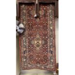 FINE NORTH WEST PERSIAN MALAYER RUNNER 285CMS X 77CMS
