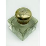 HM SILVER INKWELL A/F