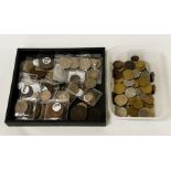 QTY OF MIXED BRAZILIAN COINS - SOME EARLY & SOME SILVER A/F