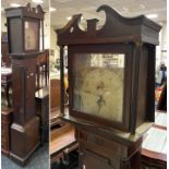 GRANDFATHER CLOCK WITH MOVEMENT A/F