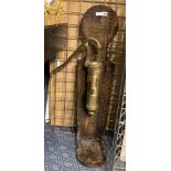 SMALL BRASS WATER PUMP - 97 CMS (H) APPROX