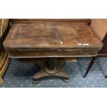 ROSEWOOD CARD TABLE