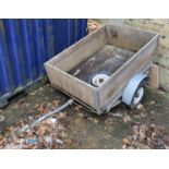 TRAILER WITH LIGHTS & SPARE WHEEL