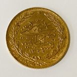TURKISH GOLD KURUSH COIN - 7.2 GRAMS