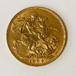 1904 FULL SOVEREIGN