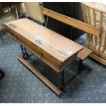 DOUBLE SCHOOL DESK