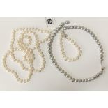 3 PEARL NECKLACES