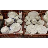 TRAY OF MIXED NAMED CHINA TO INCLUDE ROYAL DOULTON, SUSIE COOPER ETC