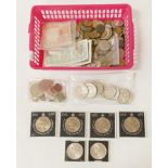 SMALL QTY OF BANKNOTES & COINS
