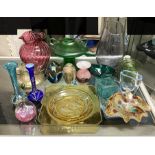 COLLECTION OF ART GLASS