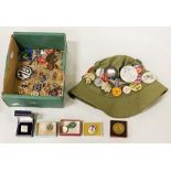 COLLECTION OF BADGES INCL. SILVER BUTLINS