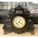 SLATE CLOCK - 30 CMS (H) APPROX - A/F