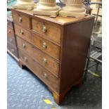 5 DRAWER MAHOGANY CHEST