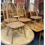 SET OF FOUR ERCOL CHAIRS