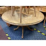 WALNUT CIRCULAR TABLE