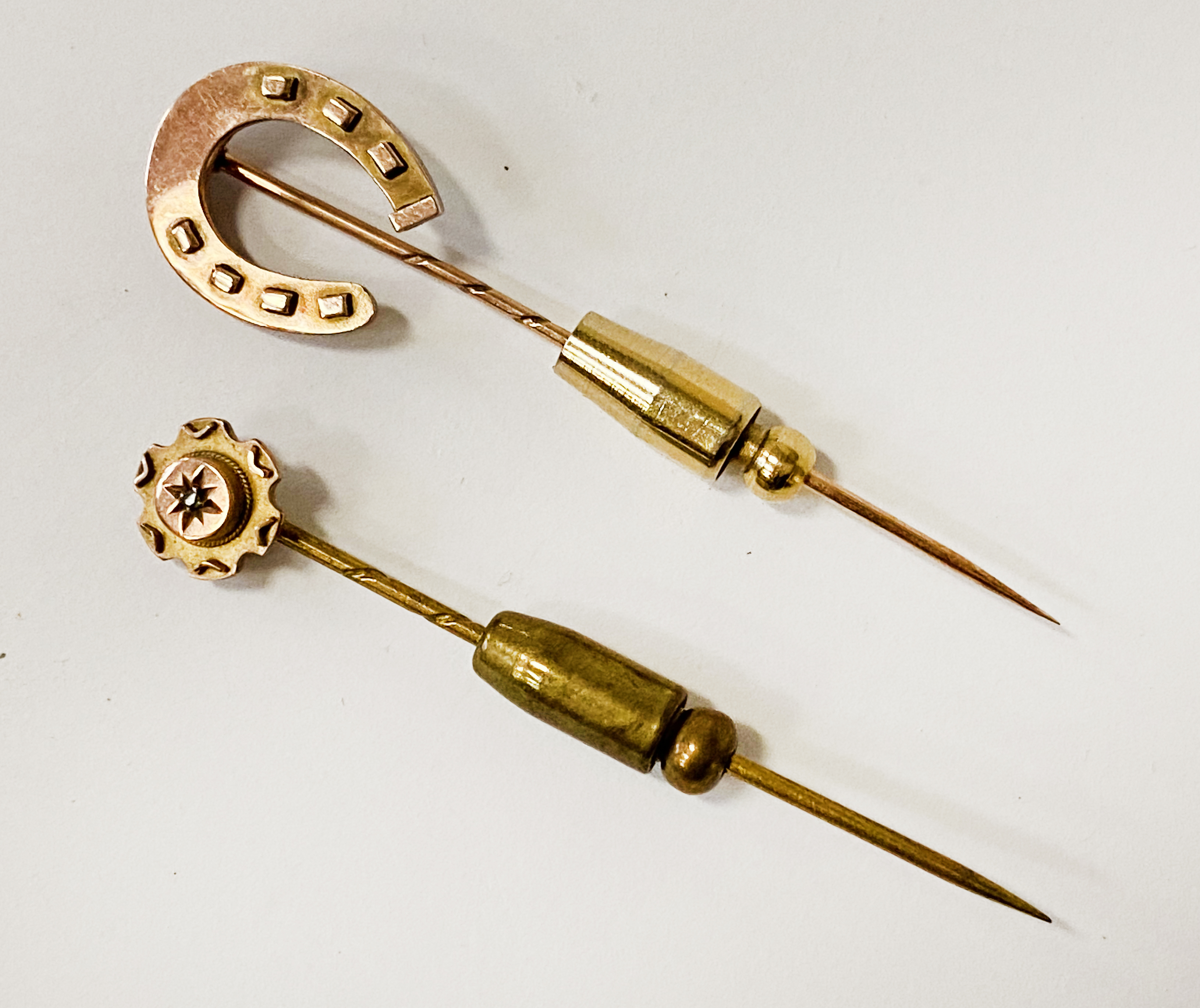 9CT GOLD TIE PINS