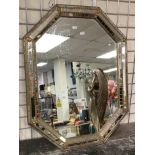 ORNATE MIRROR 80CMS (H) X 61CMS (W) APPROX A/F