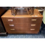 TEAK 3 DRAWER CHEST