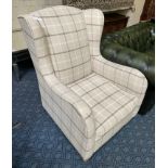 CHECKERED ARMCHAIR