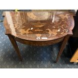 FRENCH STYLE INLAID HALL TABLE