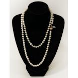 PEARL NECKLACE WITH 14K CLASP