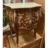 MARBLE TOP 3 DRAWER CHEST