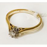 GOLD & DIAMOND RING SIZE M