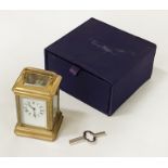 MINIATURE CARRIAGE CLOCK & KEY