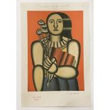 LEGER ''WOMAN WITH BOOK'' - 1921 (4) ART SUISSE GENEVA PROOF PRINT - NUMBERED & SIGNED IN PENCIL REF