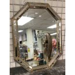 ORNATE MIRROR 80CMS (H) X 61CMS (W) APPROX A/F