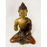 BRONZE SEATED BUDDHA