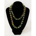 JADE NECKLACE - 34'' APPROX
