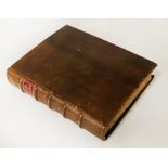 HALES REMAINS 17TH CENTURY BOOK 1673 REBOUND IN VICTORIAN LEATHER