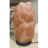 ROCK CRYSTAL LAMP - LARGE 40CMS (H) APPROX