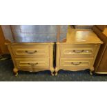 PAIR OF BEDSIDE TABLES