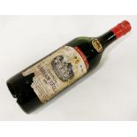 CHATEAU RAUSAN - SEGLA 1975 BOTTLE OF RED WINE