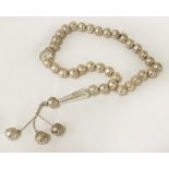 ISLAMIC MISBAHA 31 BEADS IN SOLID SILVER WEIGHT 1.400 GRAMS